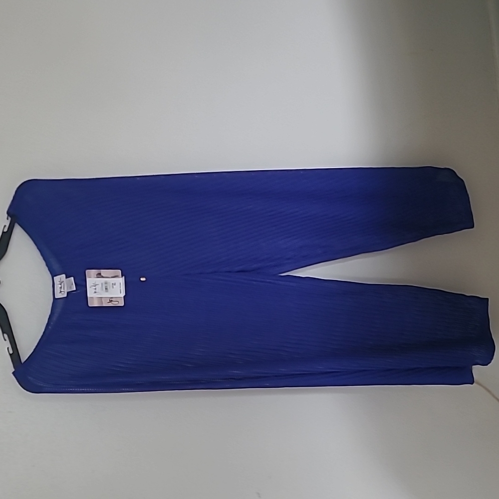 Cover up swim pants in Royal Blue